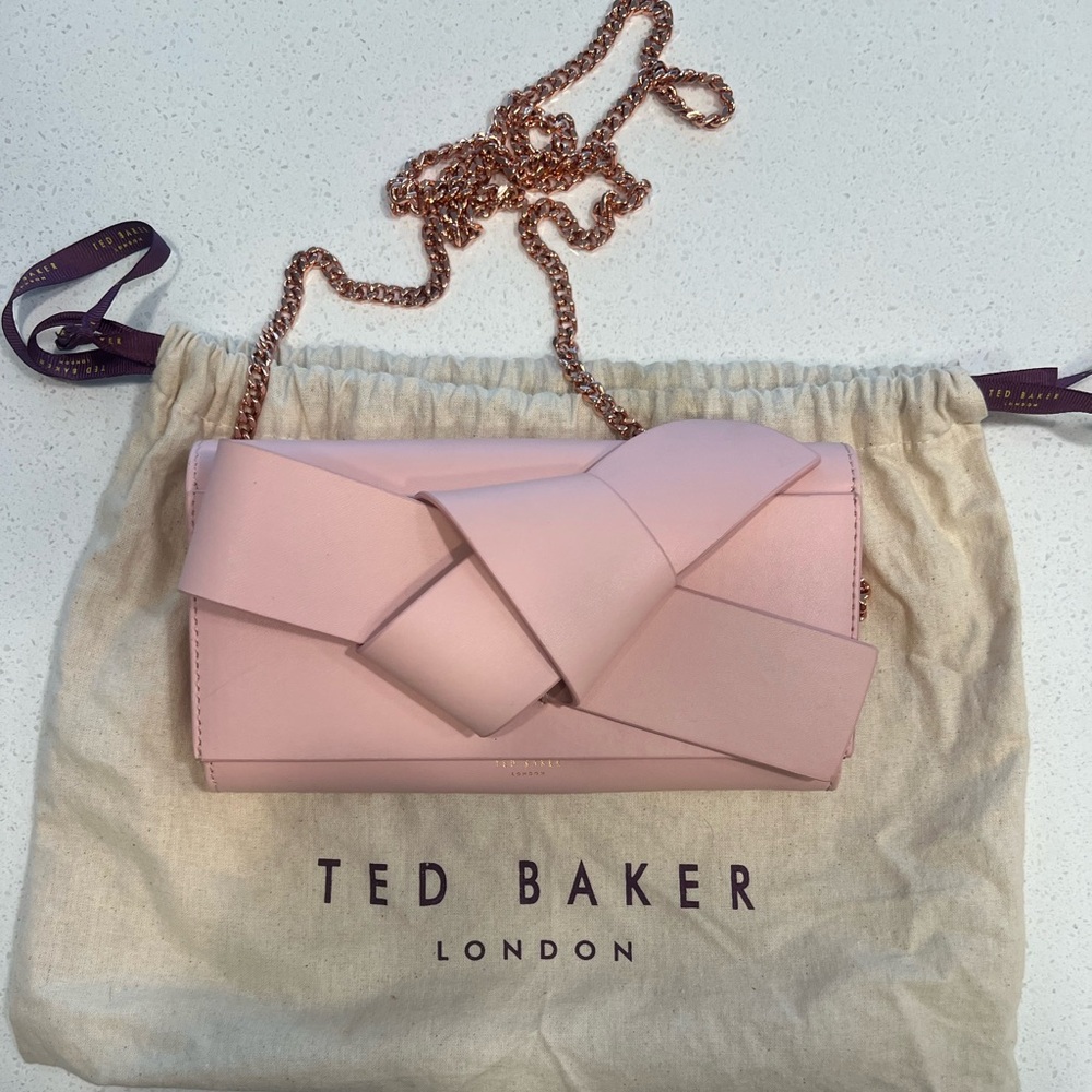 Ted Baker pink mini purse clutch